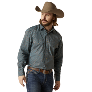 Men's  Casual Series Broderick Snap Classic Fit Long Sleeve Western Shirt