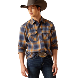 Men's  Retro Hershel Long Sleeve Western Shirt