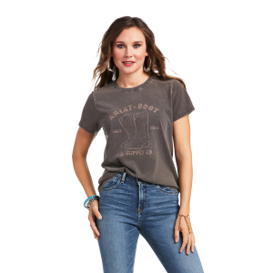 Women's  Real Ariat Boot Co. Short Sleeve Tee