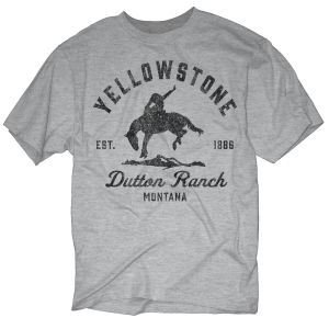 Men's  Dutton Ranch Bucking Bronco Short Sleeve T-Shirt