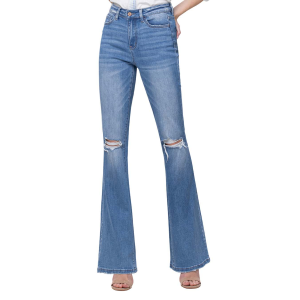 Women's  High Rise Super Flare Jean