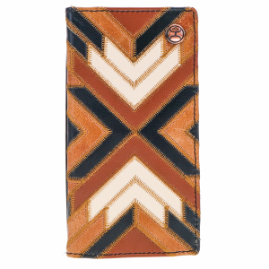 Men's  Patchwork Leather Rodeo Wallet