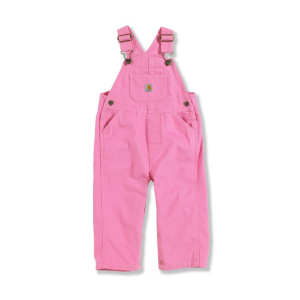 Girls'  Infant Toddler Washed Microsanded Canvas Bib Overall