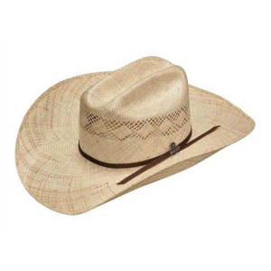 Unisex Natural Twisted Weave Straw Cowboy Hat