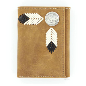 Men's  Buffalo Nickel Tri-Fold Wallet