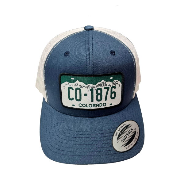 Colorado License Plate 1876 Hat
