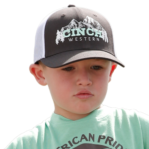 Boys'  Western Mountain Logo Trucker Cap