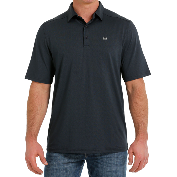 ArenaFlex Navy Short Sleeve Polo Shirt