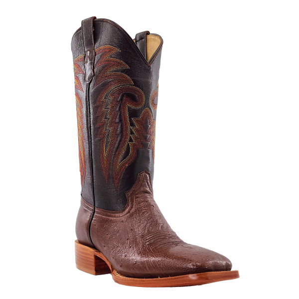 Kango Tabac Bruciato Smooth Ostrich Boot