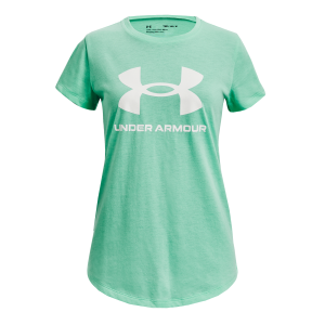 Girls'  UA Short Sleeve Sportstyle Logo Tee