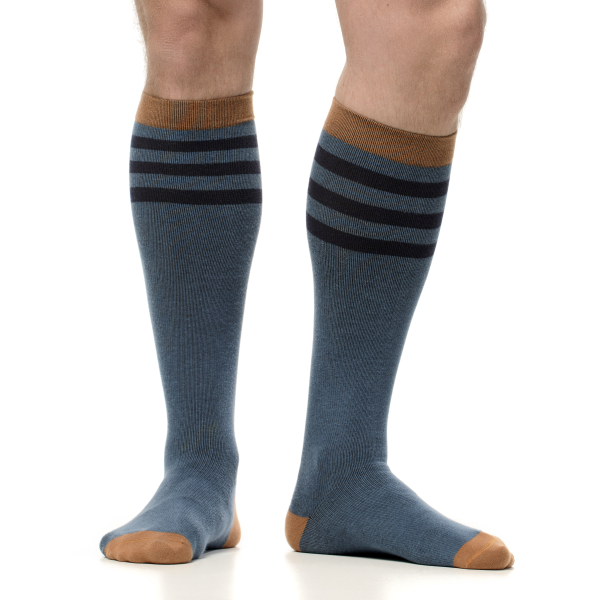 Rugby Stripe Compression Sock