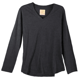 Women's  Long Sleeve V-Neck Pullover T-Shirt