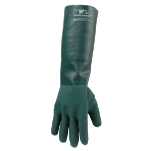 Men's  PVC Gauntlet Cuff Glove