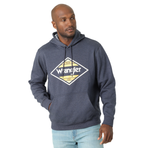 Men's  Triangle Frame Logo Pullover Hoodie