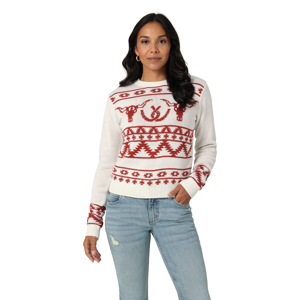 Women's  Aztec Longhorn Sweater