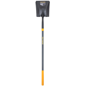 Square Head Shovel with Fiberglass Handle