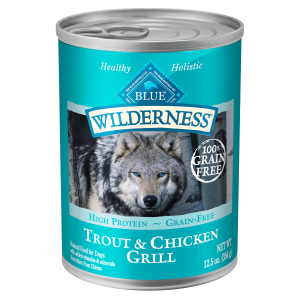 Wilderness Trout and Chicken Grill Canned Dog Food