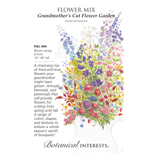 Grandmother’s Cut Flower Garden Flower Mix Seeds
