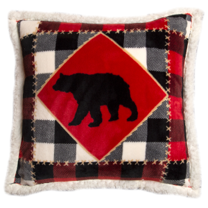 Lumberjack Bear Pillow