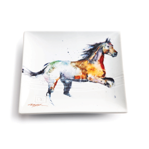Running Horse Snack Plate