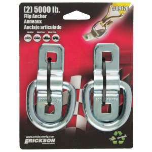 2-Pack 5,000 lb Wire Flip Anchor Rings
