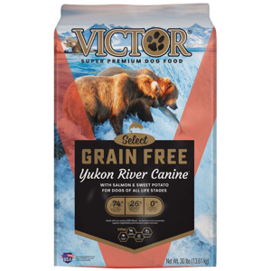 Grain-Free Salmon and Sweet Potato Yukon River Canine Recipe Dry Dog Food