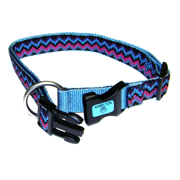 Fully Adjustable Dog Collar with Deluxe Webbing-Weave Design