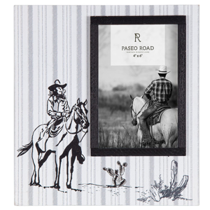 4" x 6" Ranch Life Cowgirl Picture Frame