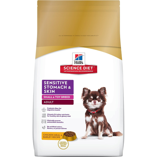 Sensitive Skin & Stomach Chicken & Barley Small Toy Breed Adult Dog Food