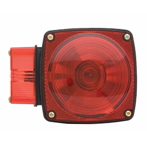 5-3/4" Left Side Square Stop/Turn/Tail Light without License Light Over 80" Wide