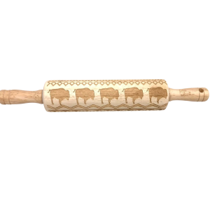 Buffalo with Design Rolling Pin