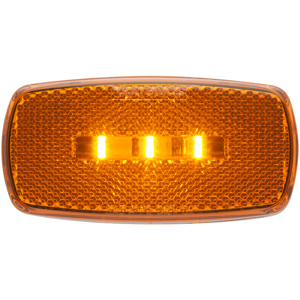 Oval Amber Sealed LED Marker/Clearance