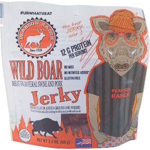 Wild Boar Jerky with Resealable Bag