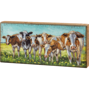 Cow Rows Box Sign