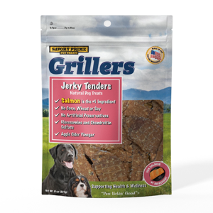 Grillers Salmon Jerky Tenders Natural Dog Treat