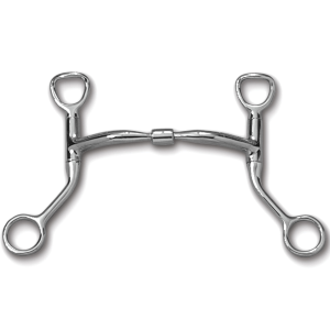 HBT Shank with Sweet Iron Comfort Snaffle