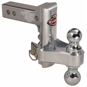 Aluminum Adjustable Drop Hitch with Dual Hitch Ball