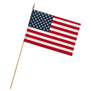 Economy 12" x 18" U.S. Stick Flag
